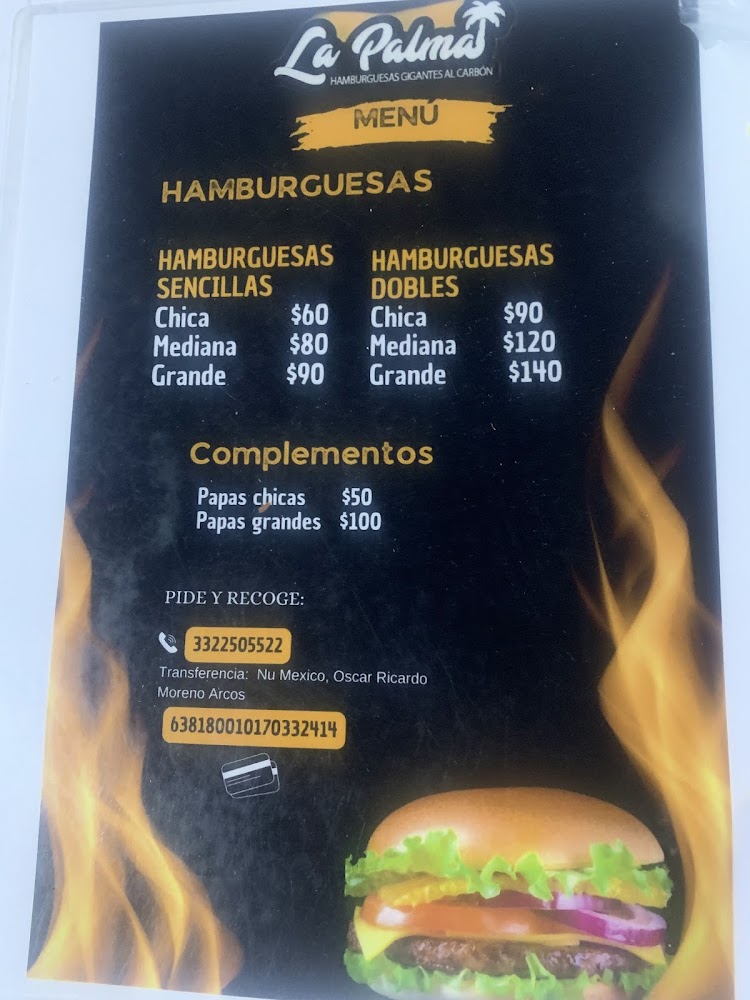Hamburguesas Gigantes al Carbón La Palma