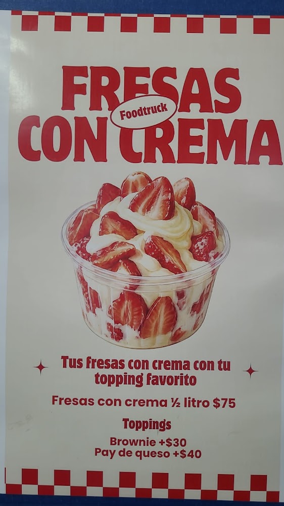 Food Truck: Fresas y Postres.