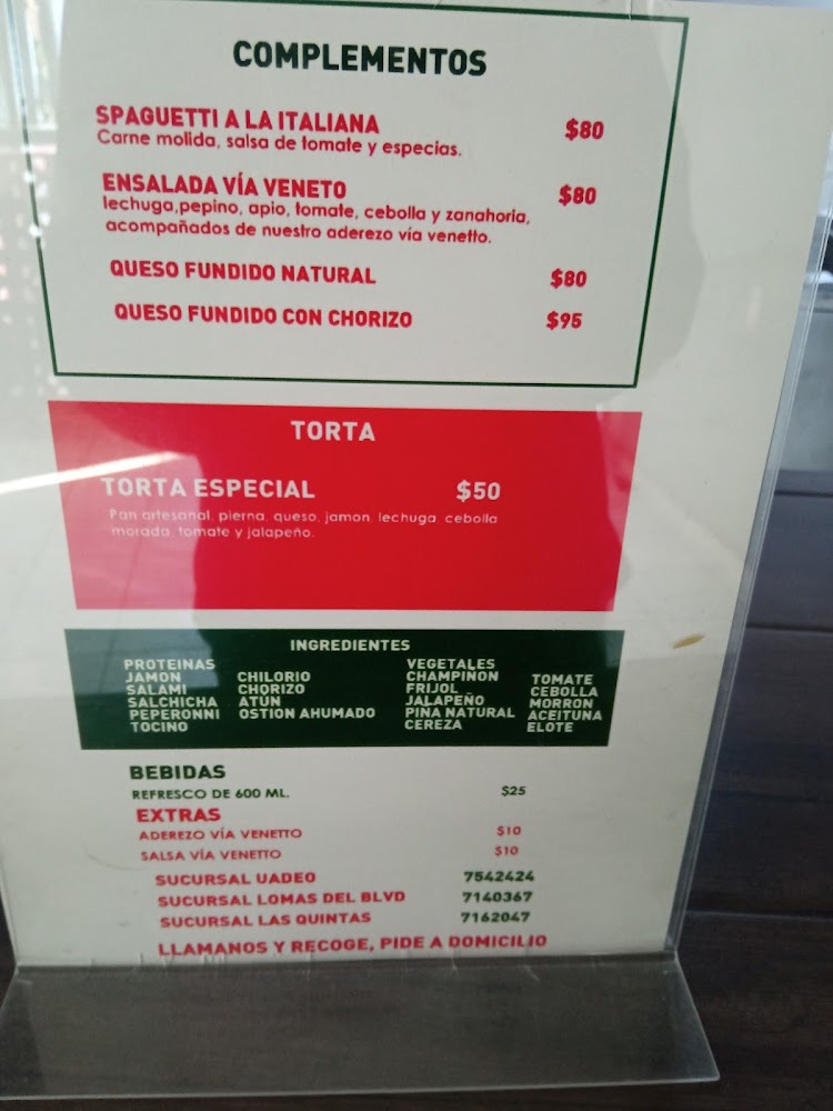 Via Venetto Pizzeria Suc. las Quintas