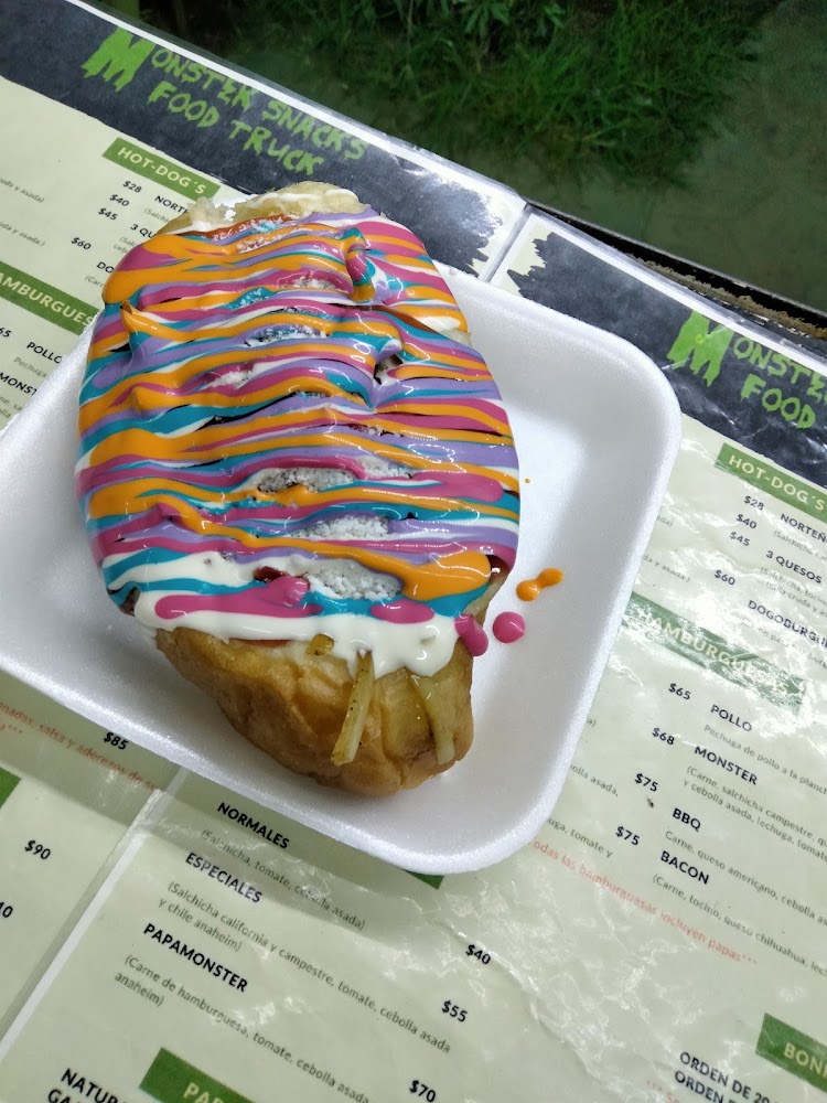 Monster snack food truck