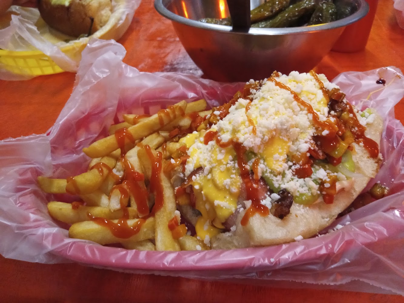 Hot dogs "la niña"