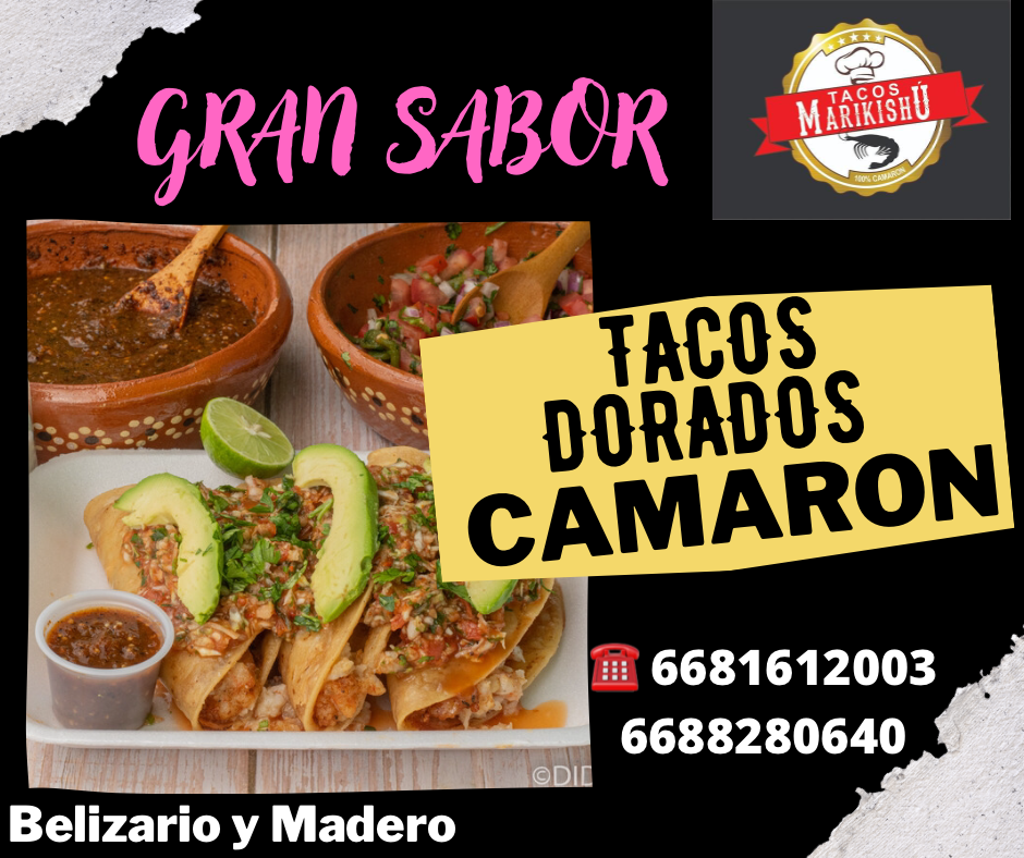 Tacos Dorados de Camarón MarikishÚ