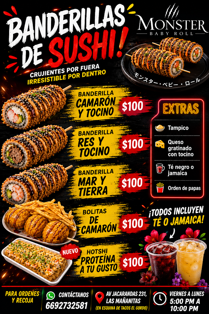 Monster baby roll