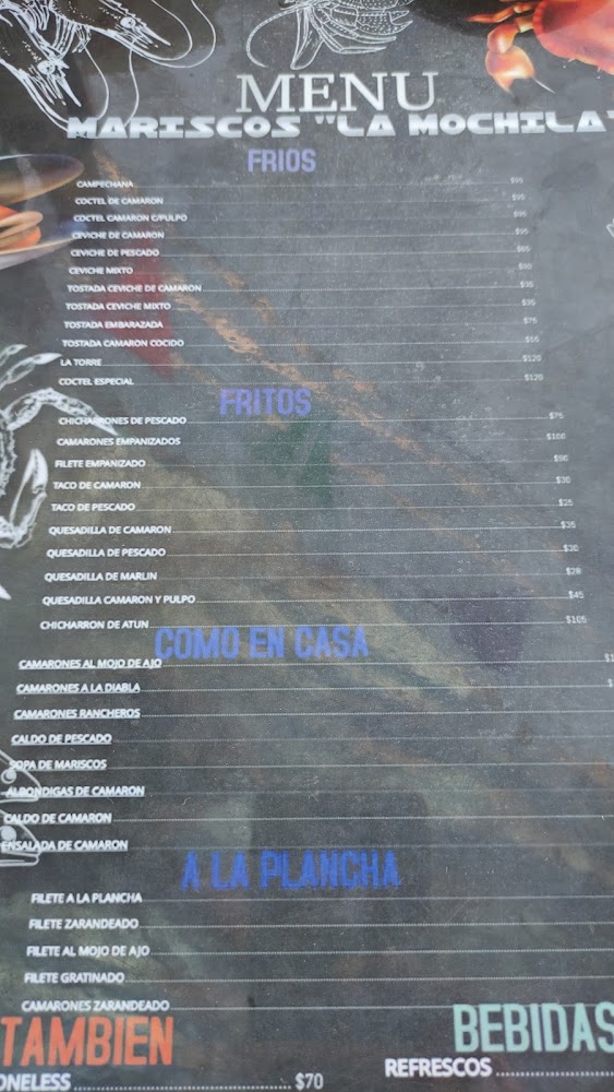 Mariscos la Mochila