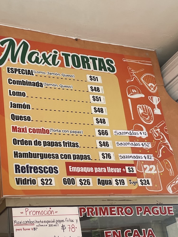 Maxi Tortas y Maxi Hamburguesas
