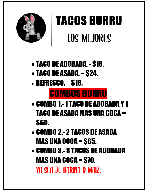 Tacos Burru