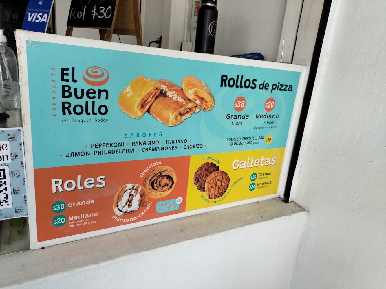 Panadería El Buen Rollo · Pizzas, Roles, Brownies