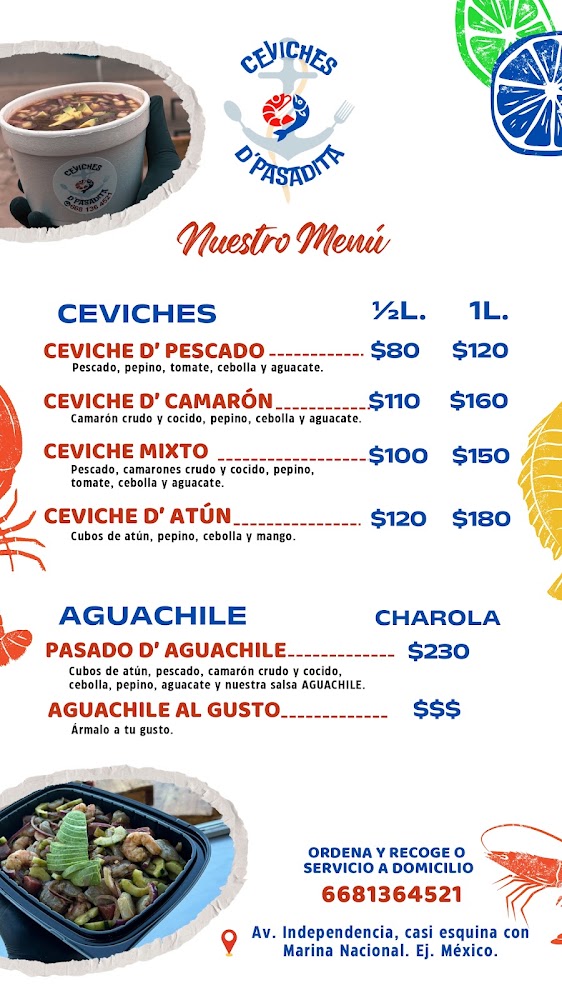 Ceviches D’Pasadita
