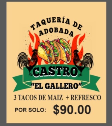 taqueria de adobada CASTRO “ el gallero”