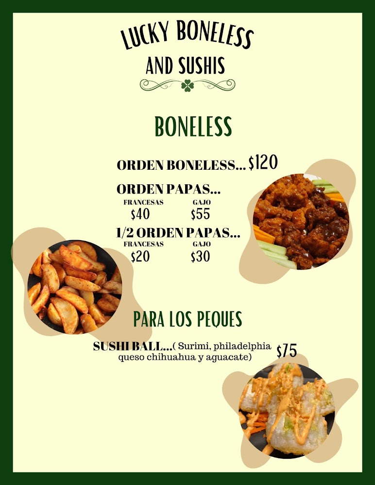 Lucky Boneless and Sushis