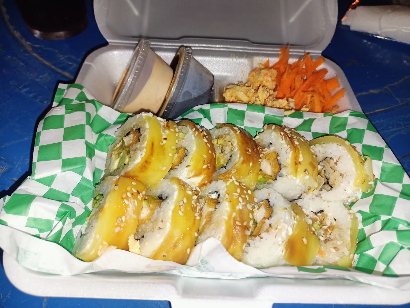 Lucky Boneless and Sushis