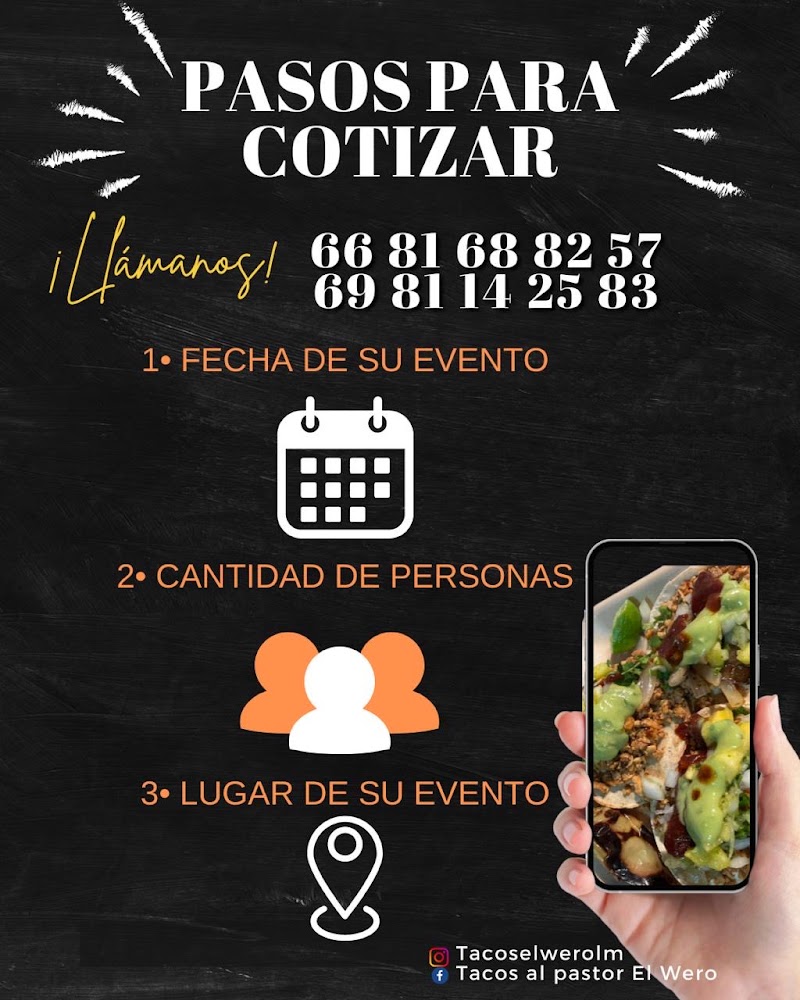Taquizas para eventos el Wero