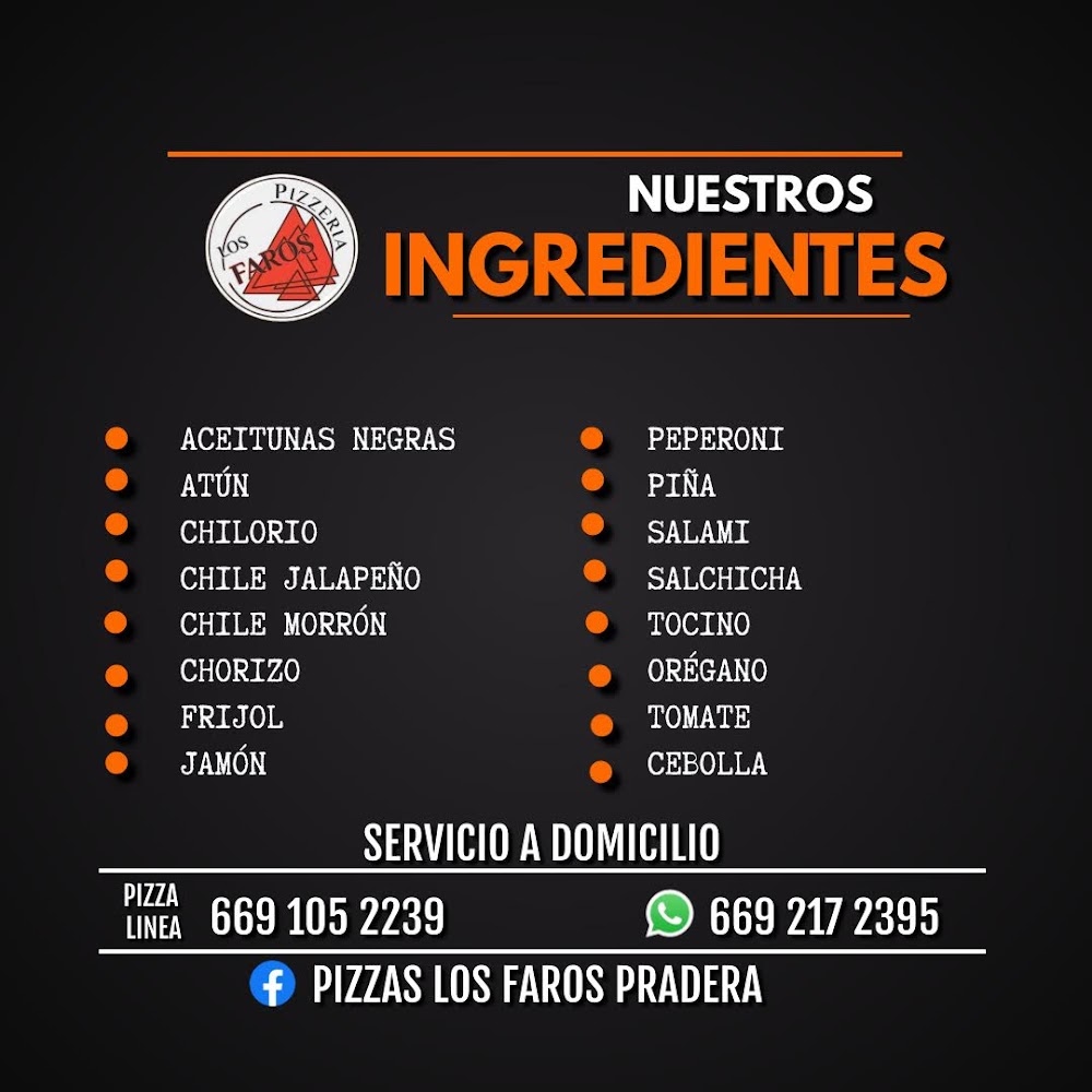 Pizzas Los Faros el Conchi