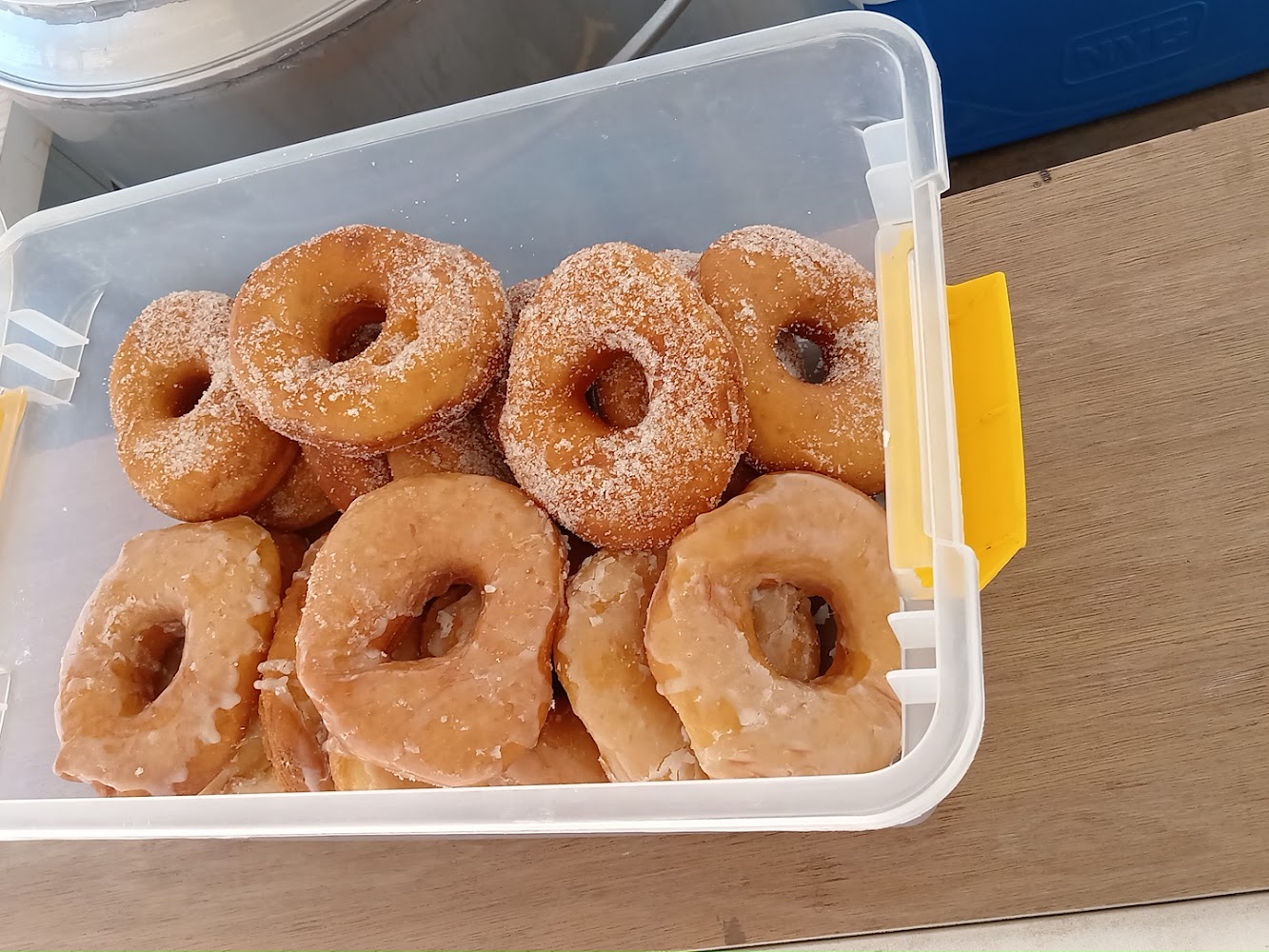 Agua de cebada y donas