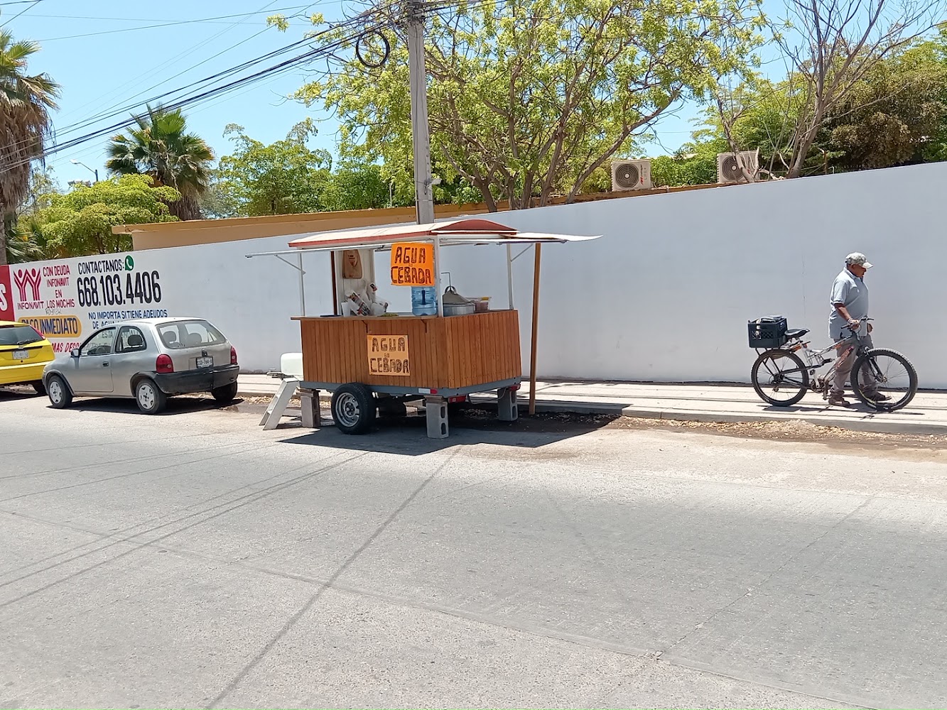 Agua de cebada y donas