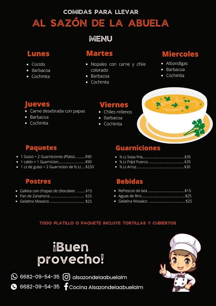 Cocina Al Sazón de la Abuela Los Mochis