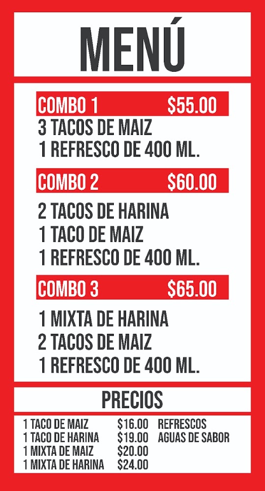 Tacos de adobada “ La Esquina “