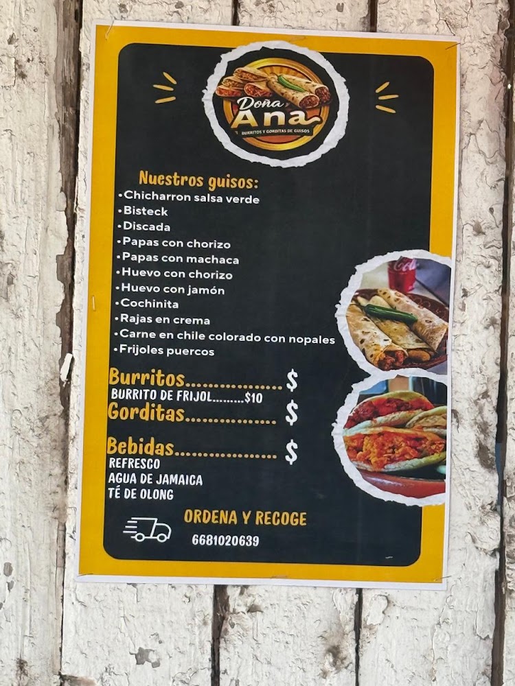 Doña Ana Burritos y Gorditas de Guiso