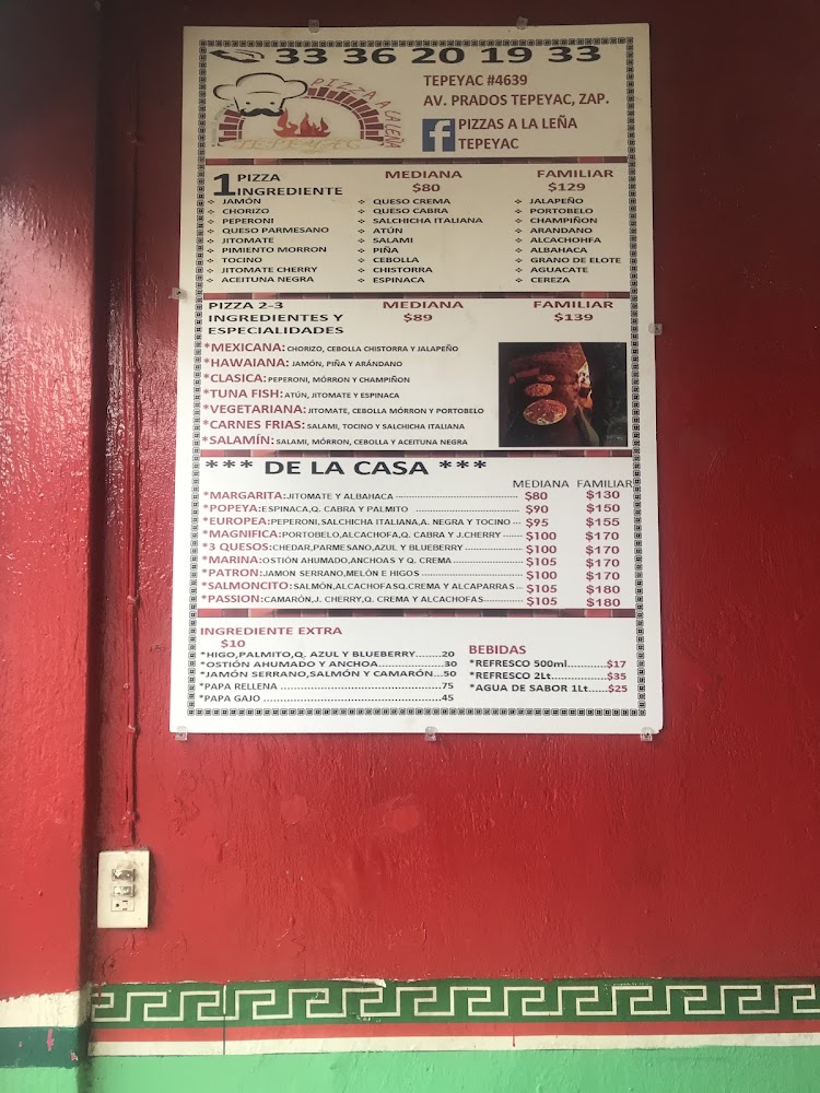 Pizza a la Leña Tepeyac