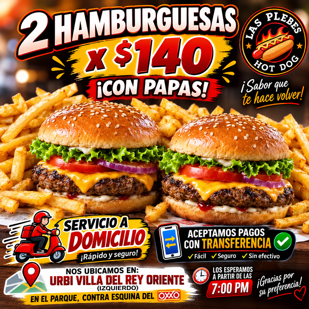 Hot dog las plebes de la Urbi