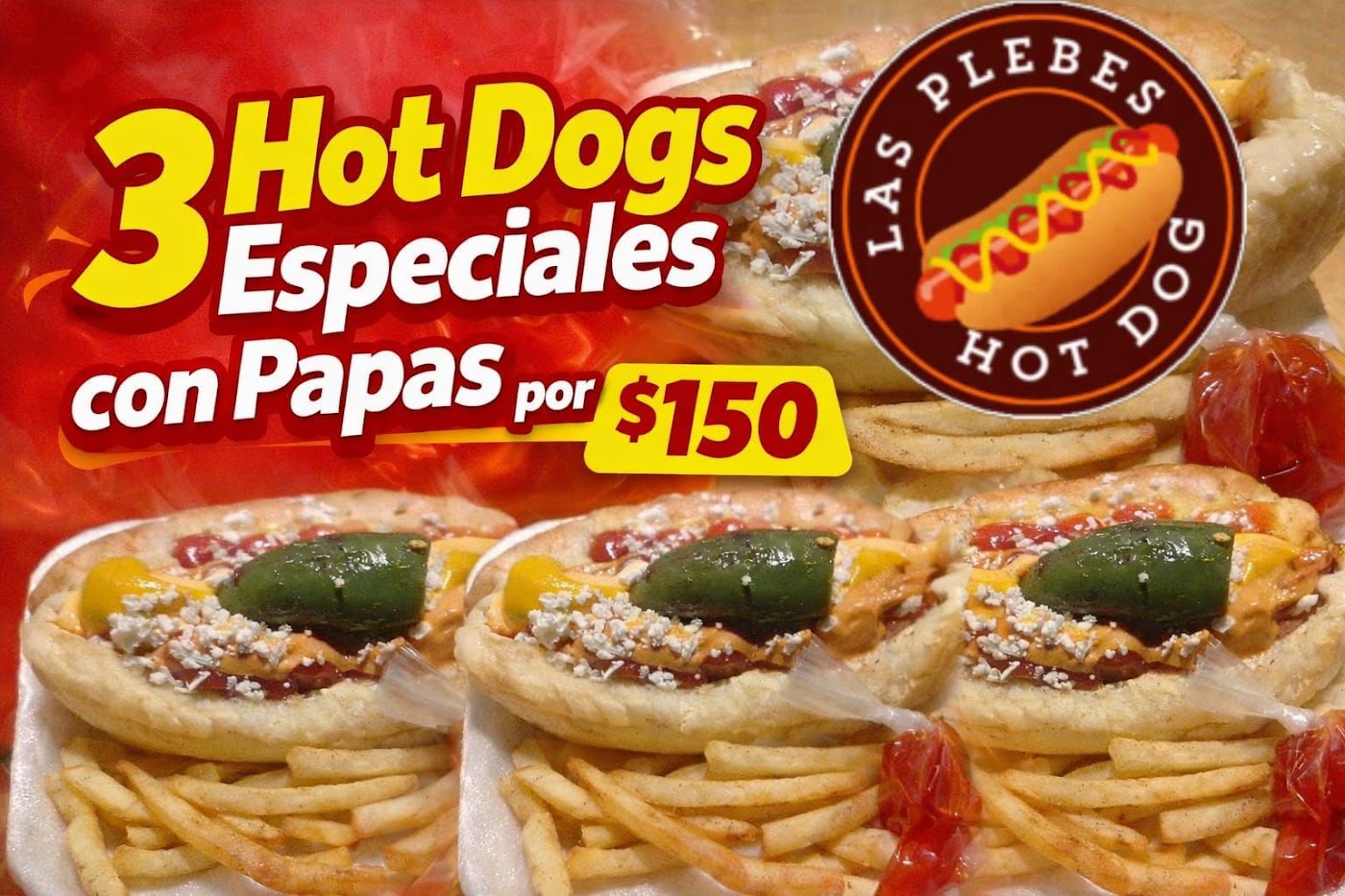 Hot dog las plebes de la Urbi