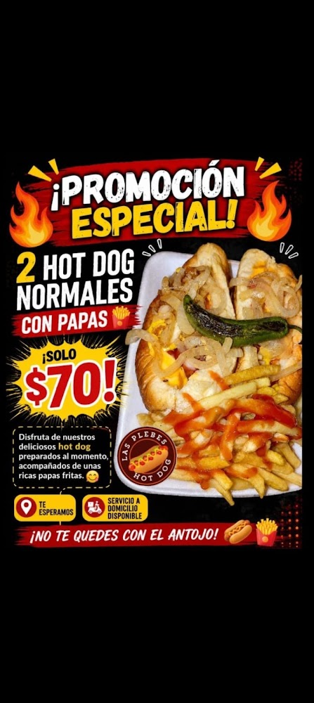 Hot dog las plebes de la Urbi
