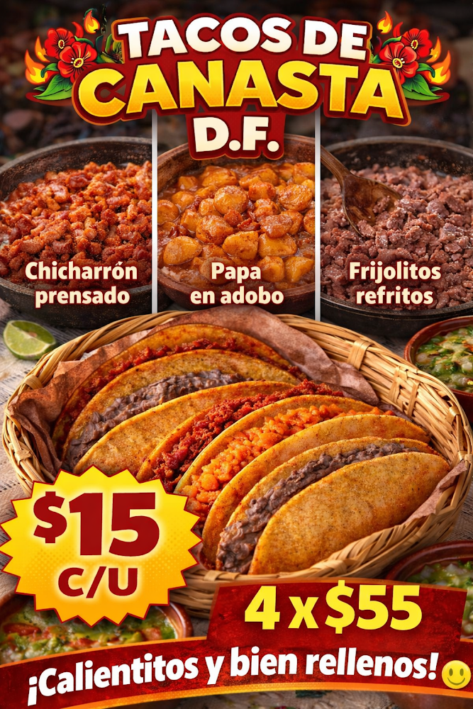 Tacos de Canasta Originales D.f