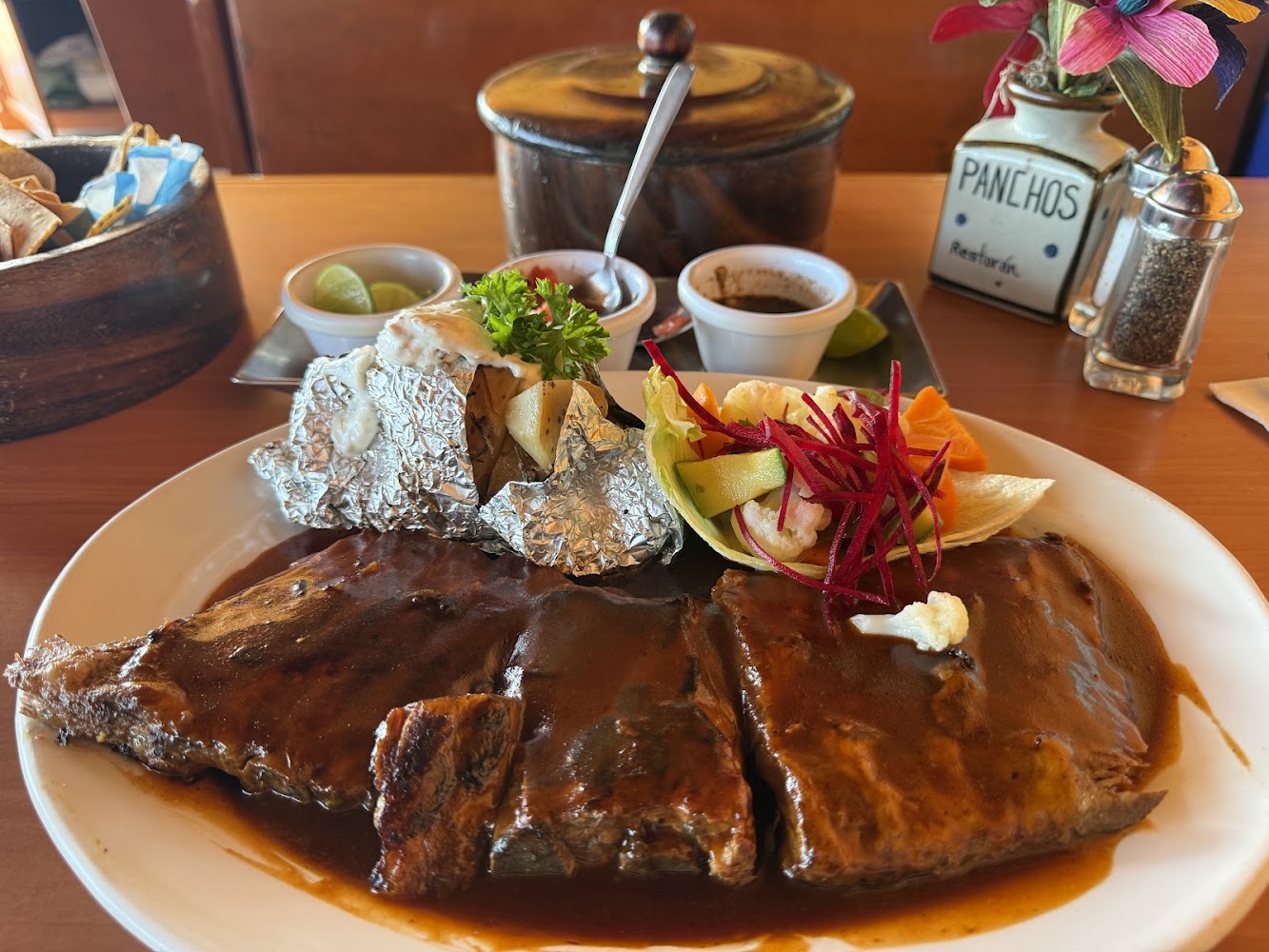 Restaurant Pancho's frente al Mar.