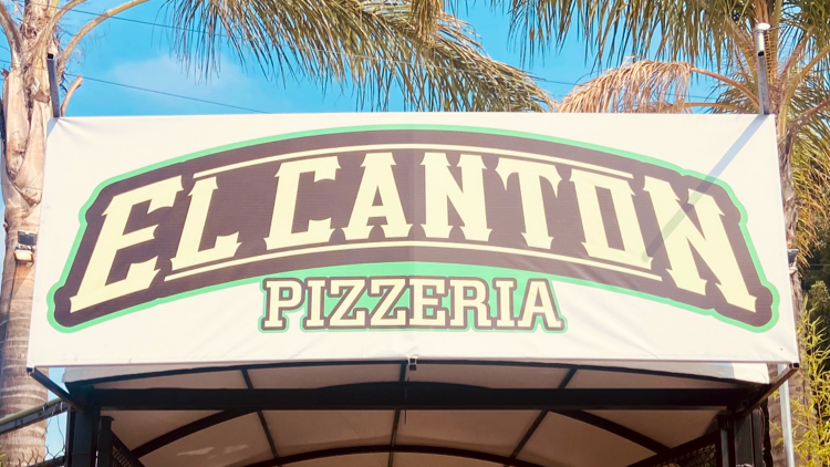 Pizza a la leña El Cantón Garden