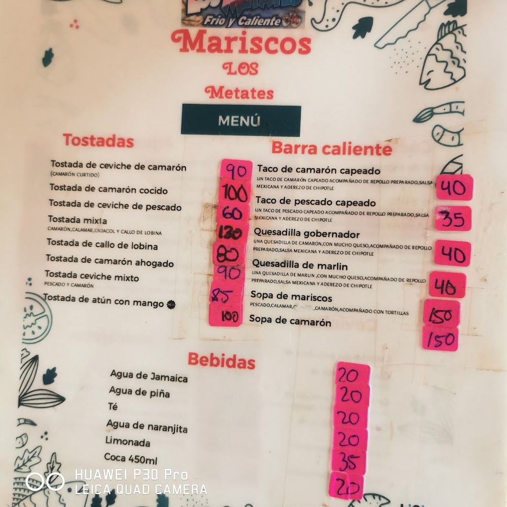 Mariscos Los Metates