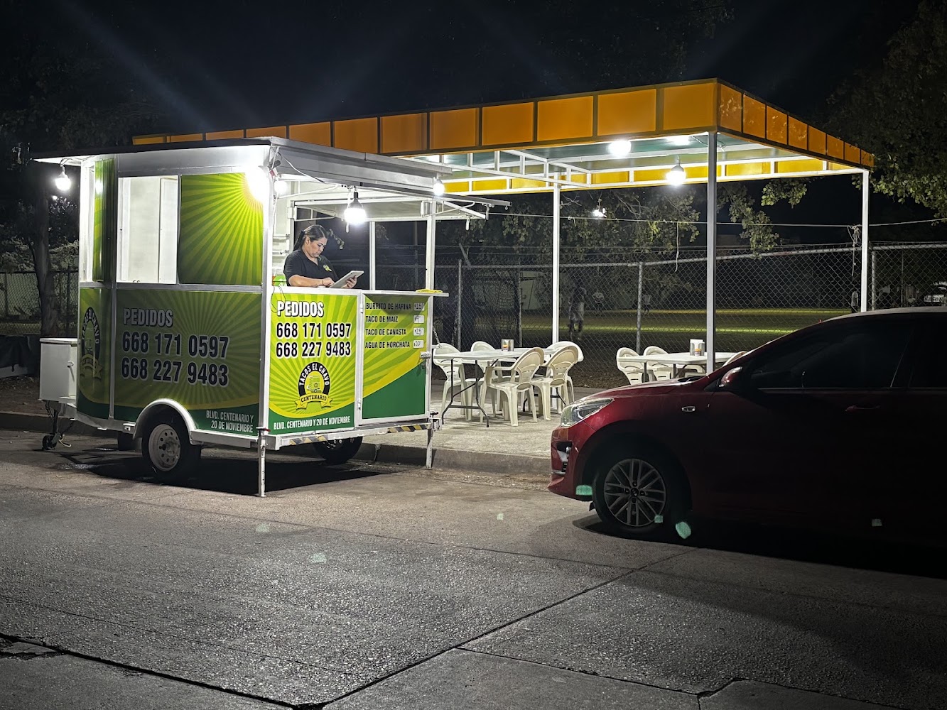 Tacos a vapor centenario