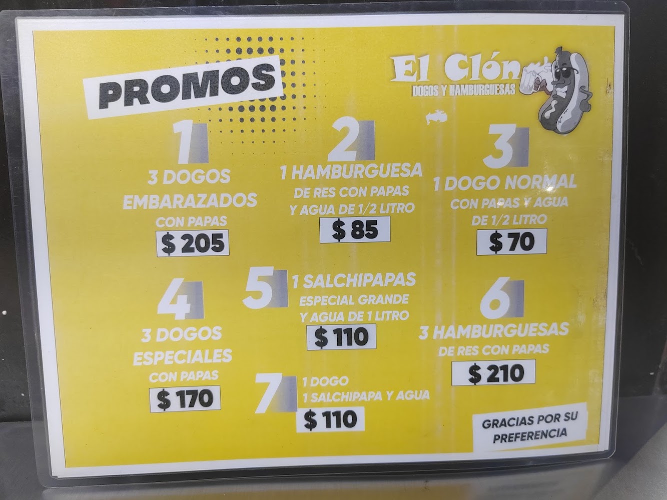 EL CLON DOGOS Y HAMBURGUESAS