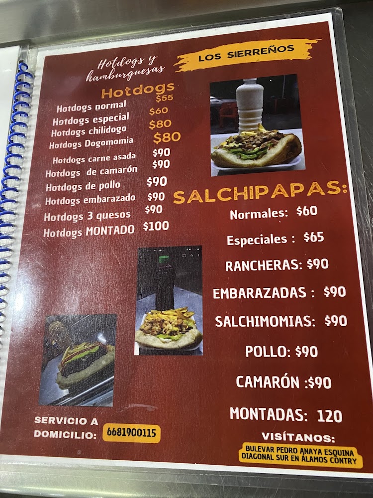Hot Dogs Los Sierreños