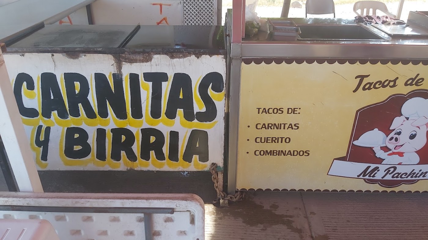Tacos de birria y carnitas mi pachin