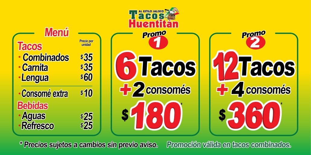 Tacos huentitan