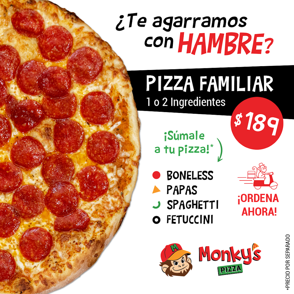 monky's pizza