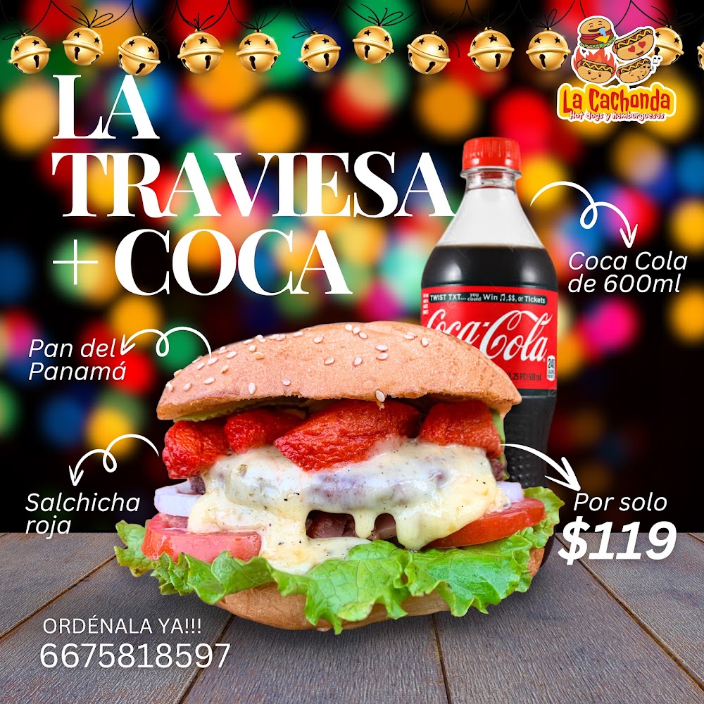 LA CACHONDA" Hot Dogs Y Hamburguesas"