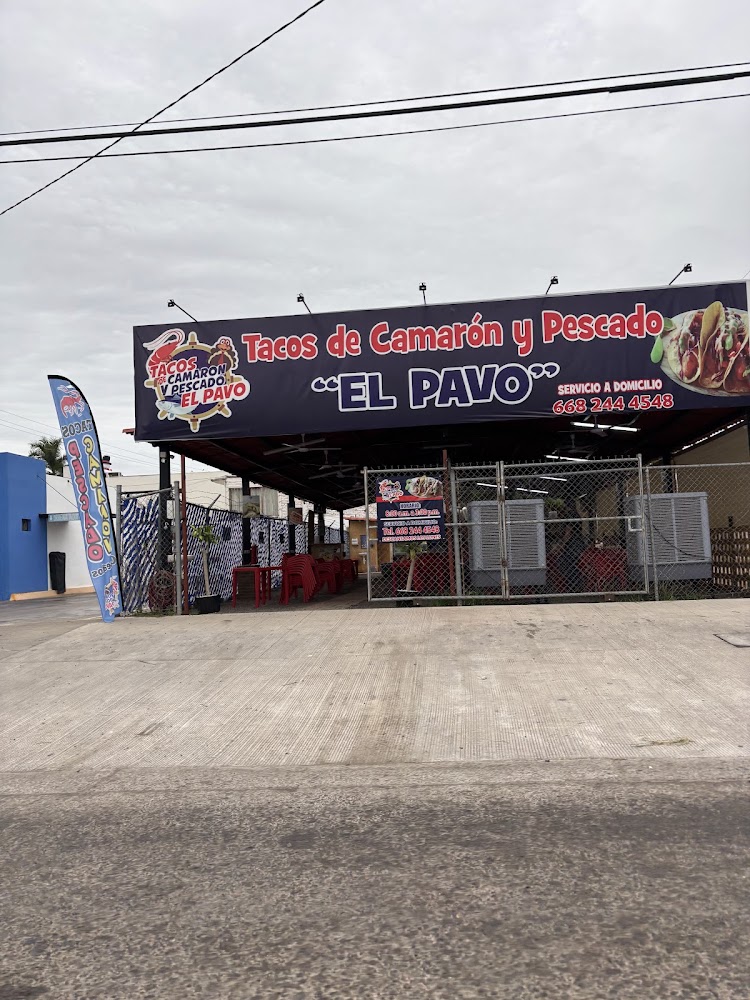 Tacos de camaron y pescado el pavo