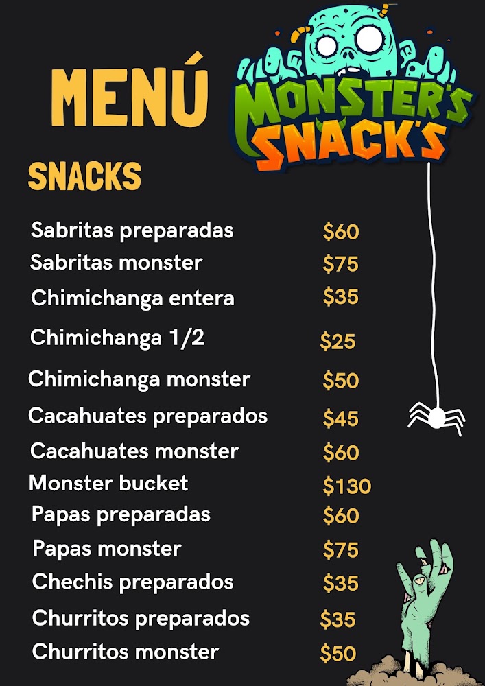 Monster's snack's