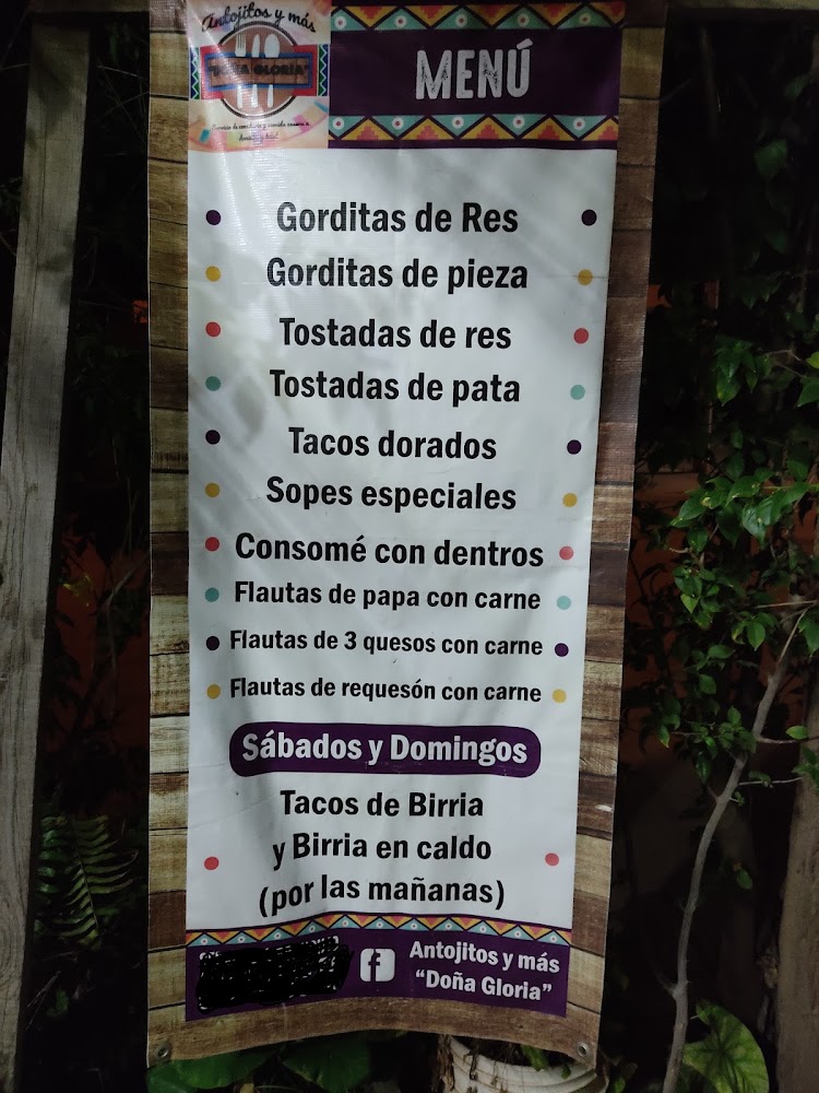 Antojitos y más "Doña Gloria"