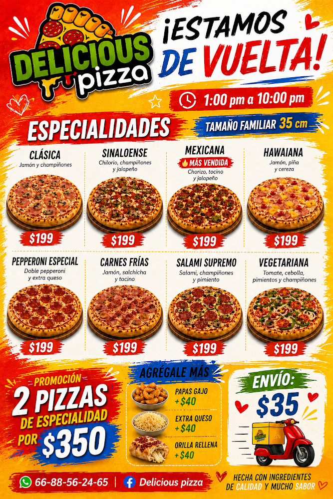 delicious pizza