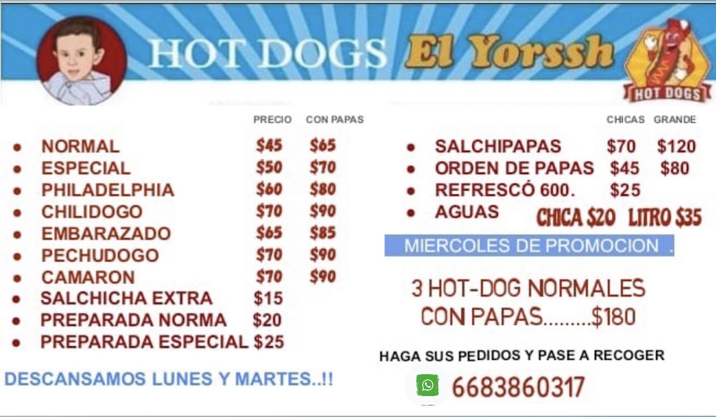 Hot-dogs "el Yorssh"