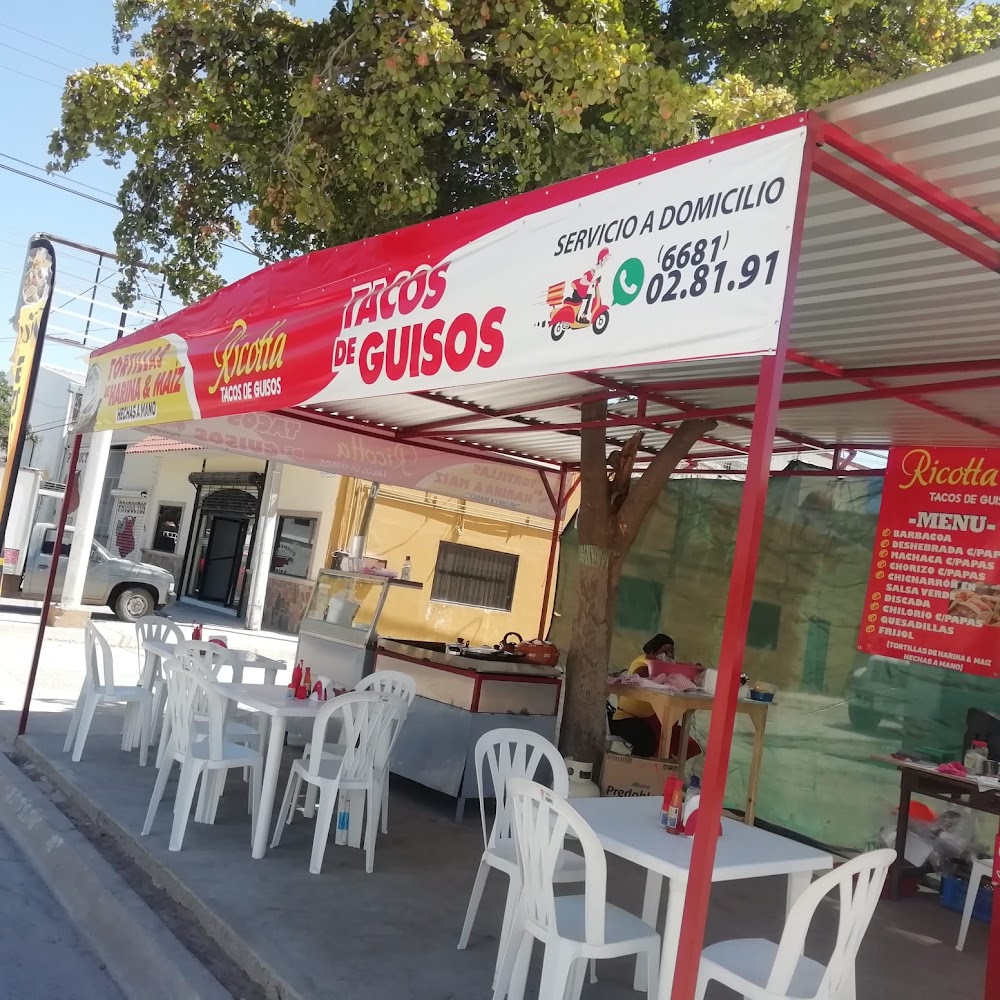 Tacos de guisos ricotta