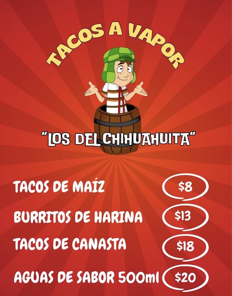 Tacos a vapor chihuahuita