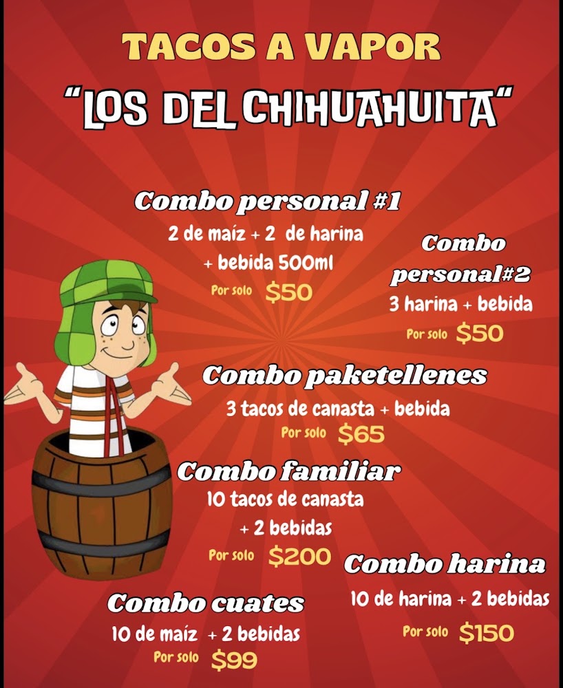 Tacos a vapor chihuahuita