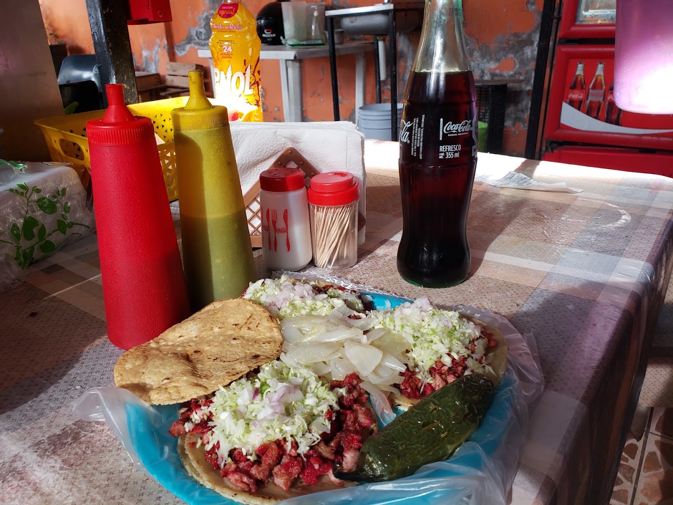 Tacos de adobada "Fierro"