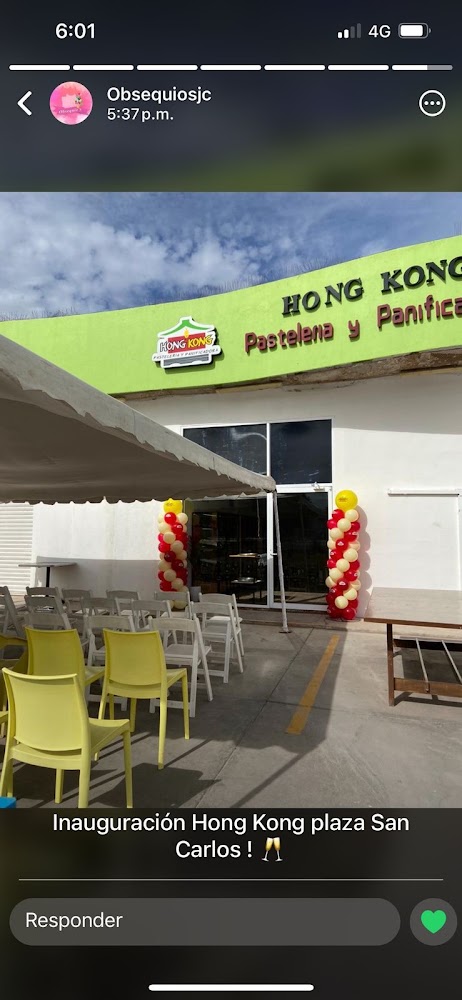 Panadería Hong Kong Plaza san carlos