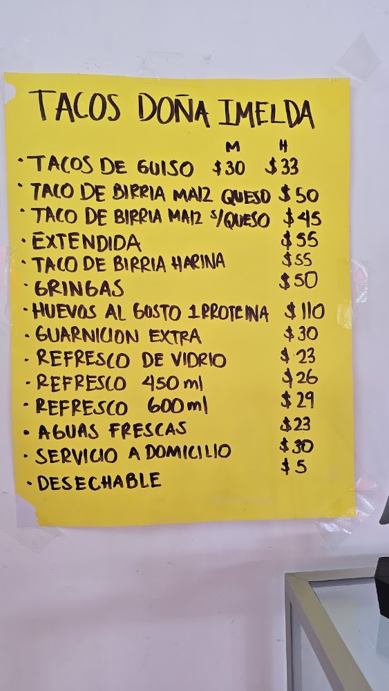 Tacos de guisos Doña Imelda