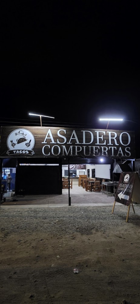 Asadero compuertas