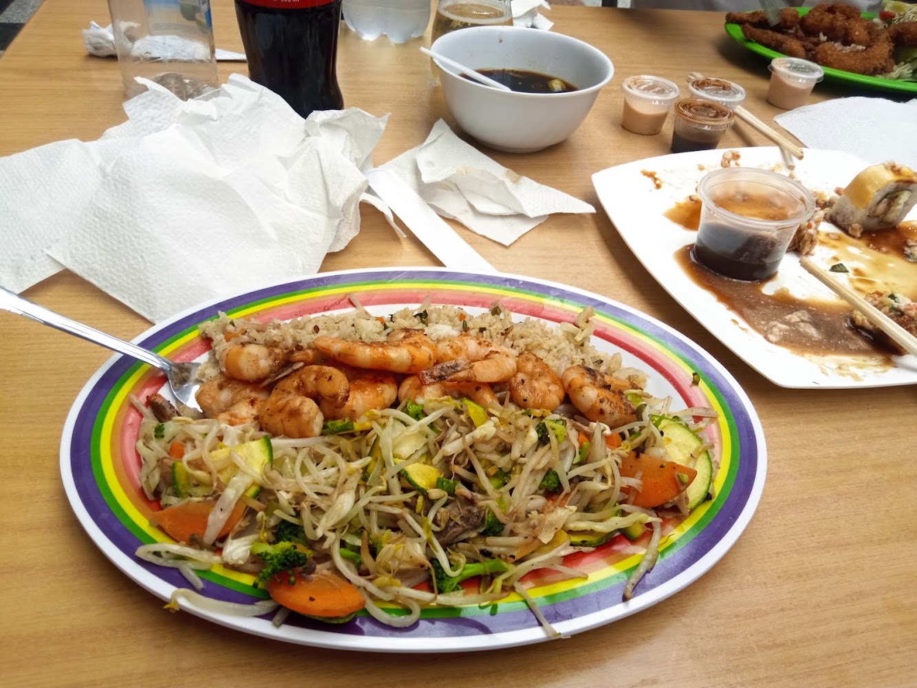 Comida oriental japonesa y China